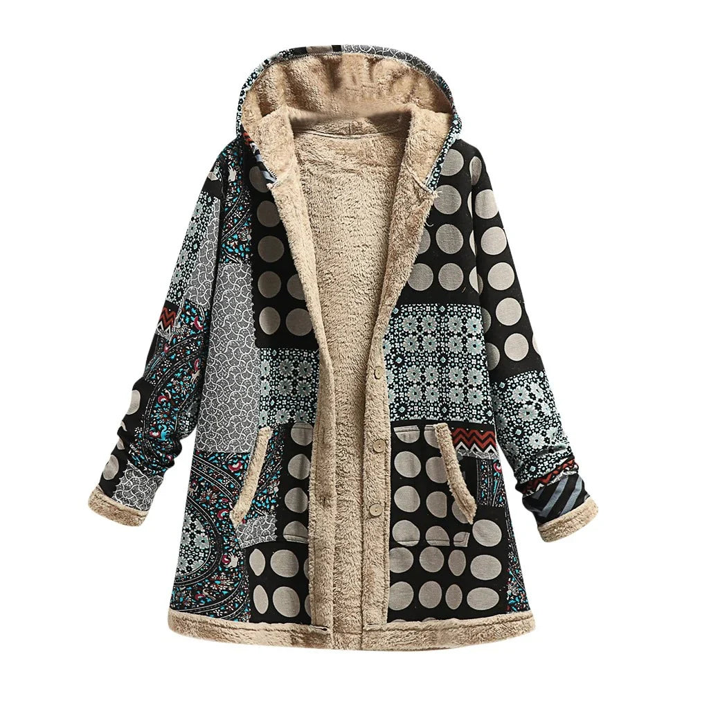 Marcelline Vintage Patchwork Overcoat
