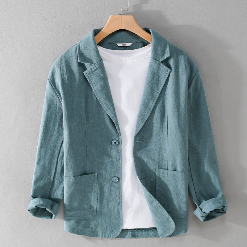 【THE MOZZ】Deo Linen Jacket Marenzo Linen Jacket