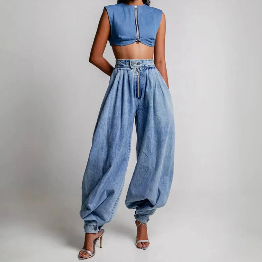 Amalfi High-Rise Harem Jeans