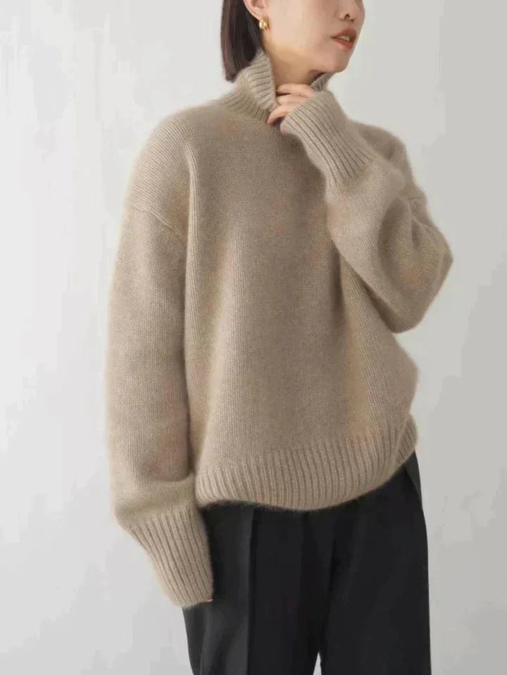 Malta Cashmere Turtleneck Sweater for Women