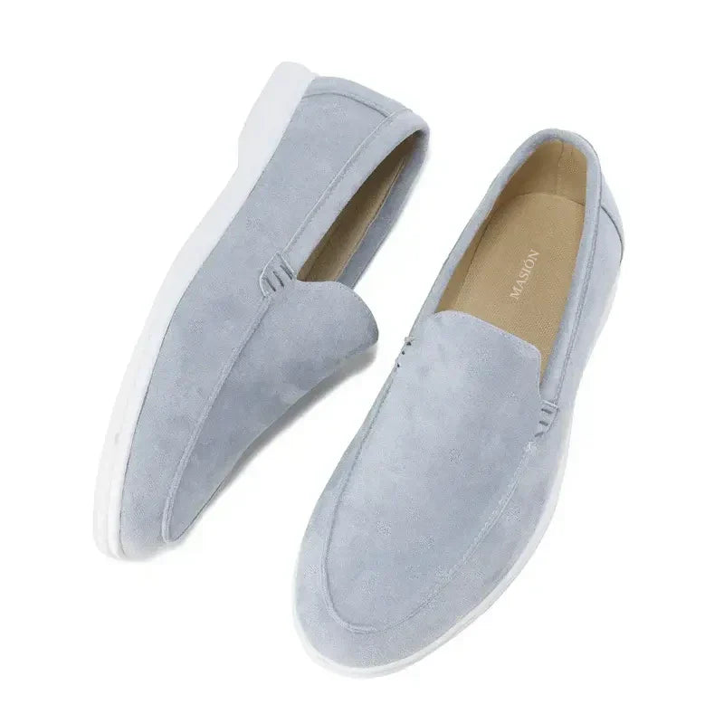 Men’s Lusari Suede Loafers – Glacier Blue