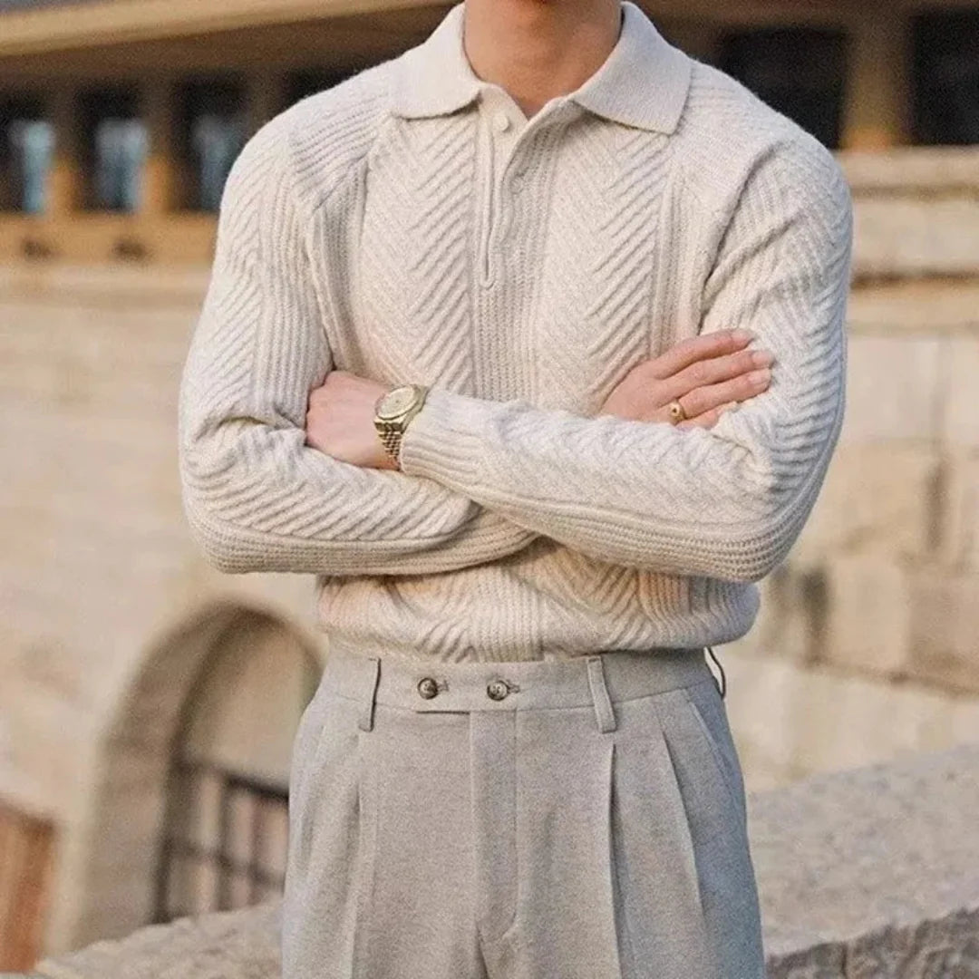 Vercelli Knitted Polo Sweater
