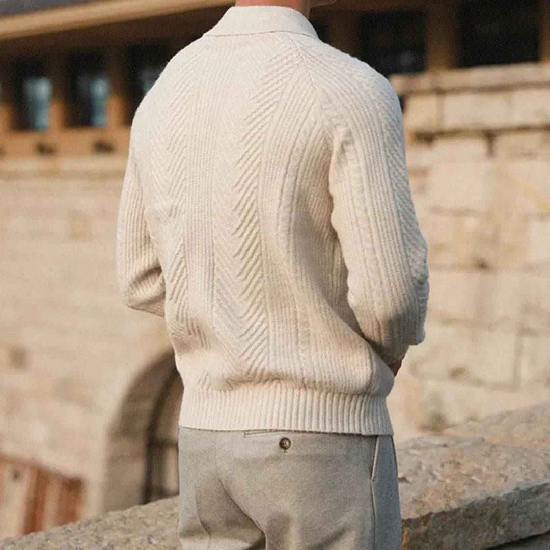 Vercelli Knitted Polo Sweater