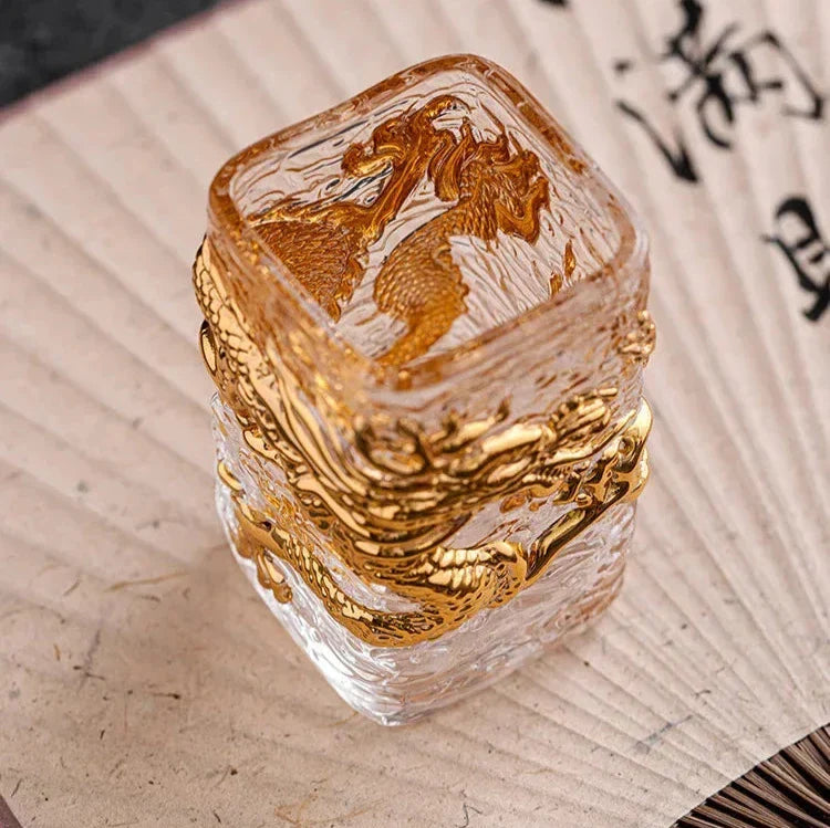 Year of the Dragon Whiskey Glass