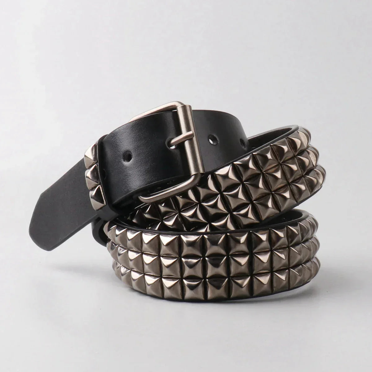 Marseille Studded Leather Belt