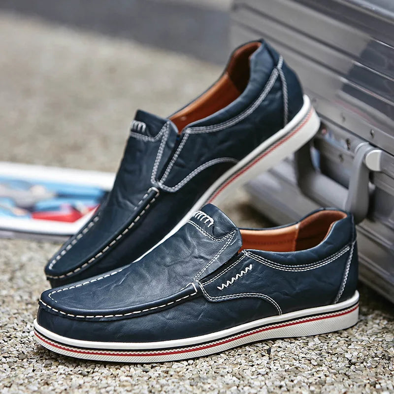 Men’s Saville Leather Moccasin Loafers