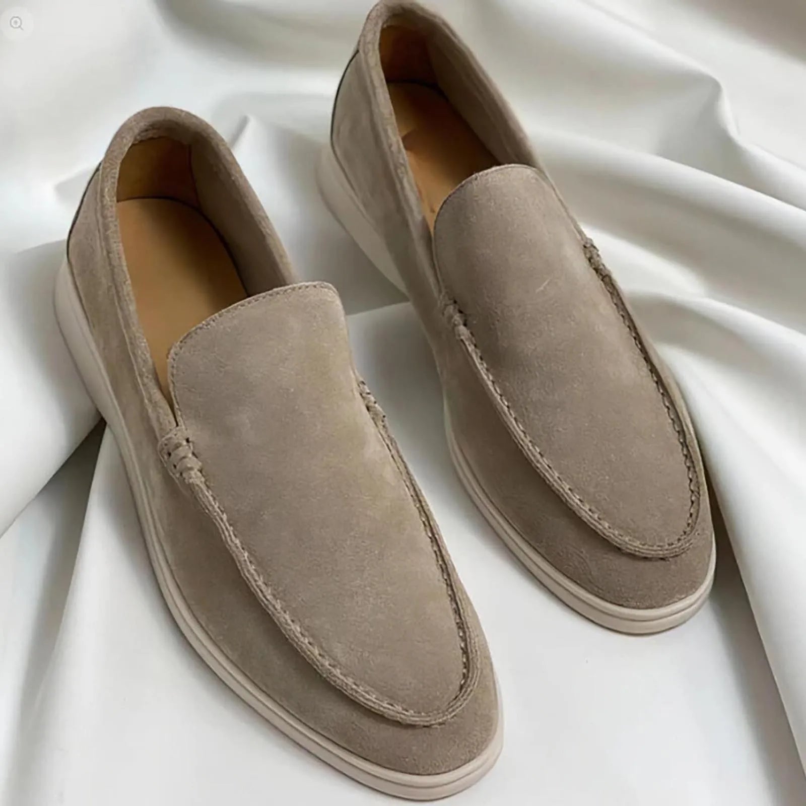 Hayes Moc Toe Suede Loafers