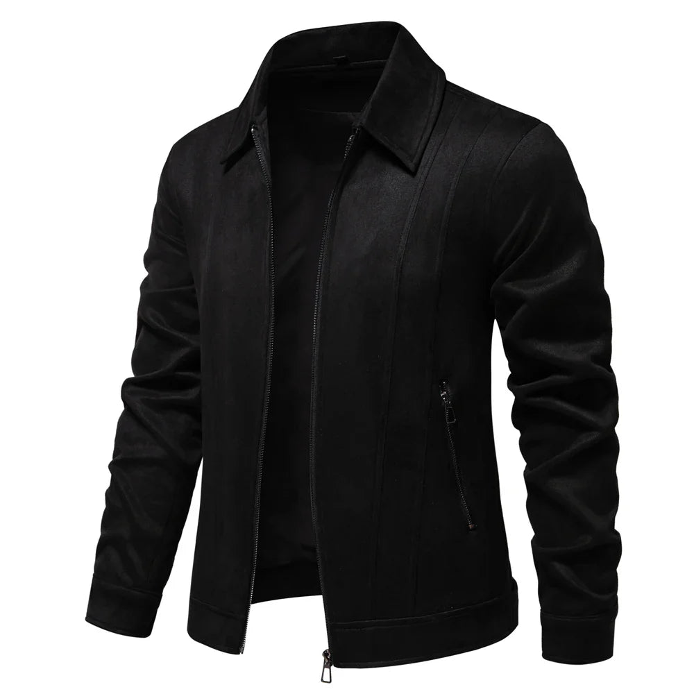 Elias Suede Zip Jacket