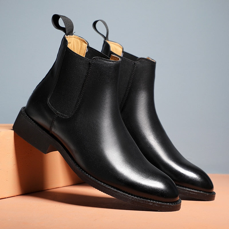 Men's Genuine Leather Boots - Charles Francis