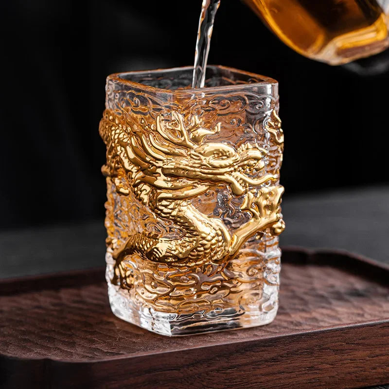 Year of the Dragon Whiskey Glass