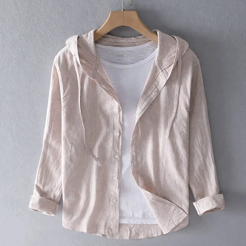 Auburn Linen Hoodie