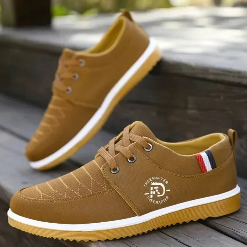 Canvas Walking Loafers – Lightweight Slip-On Sneakers for Men
