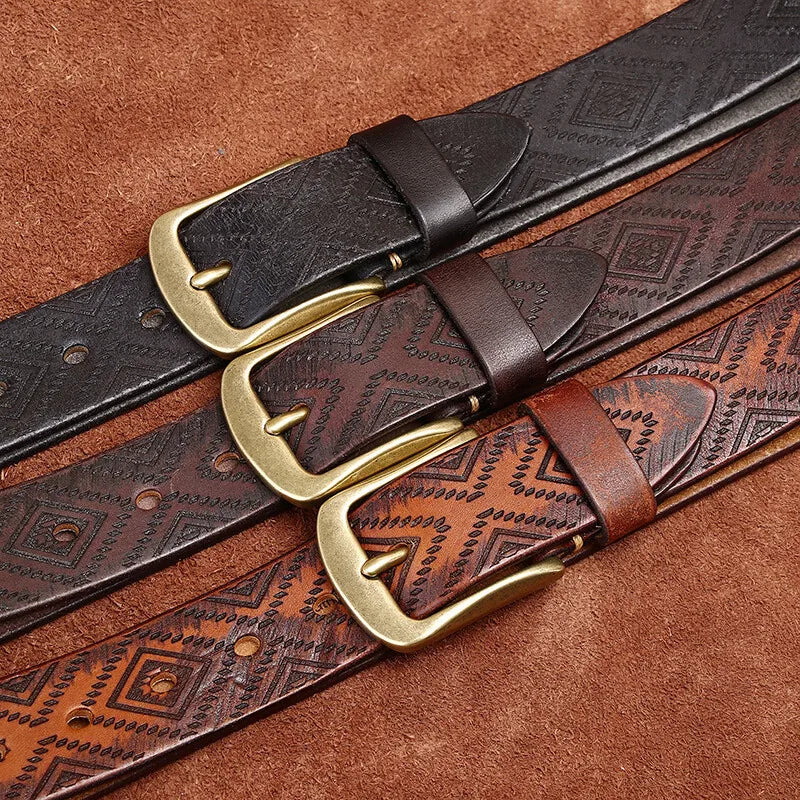 Aztlan Leather Belt