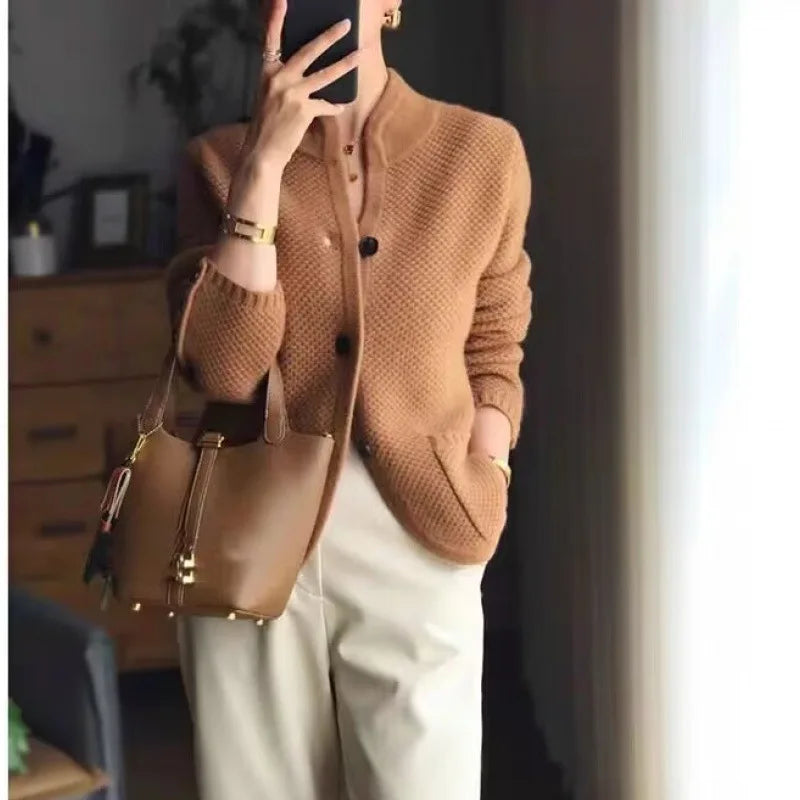 Elara Half-Neck Cardigan