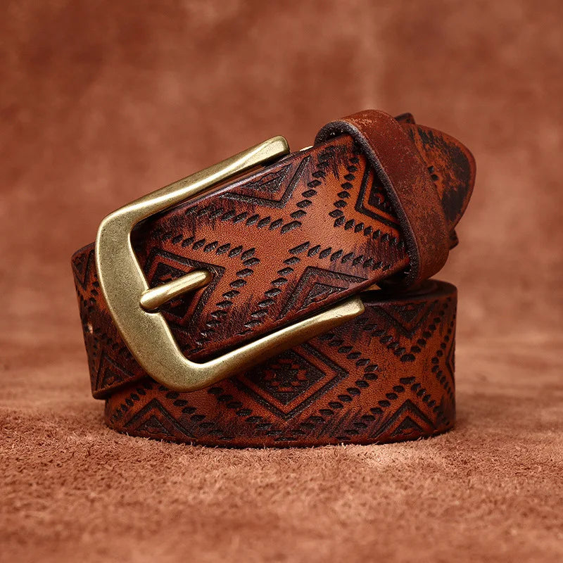Aztlan Leather Belt