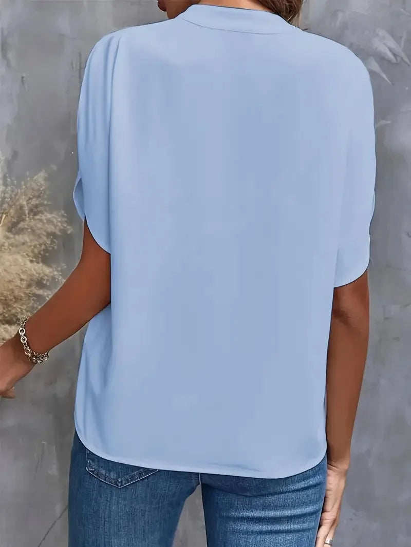 Leona Drape Blouse