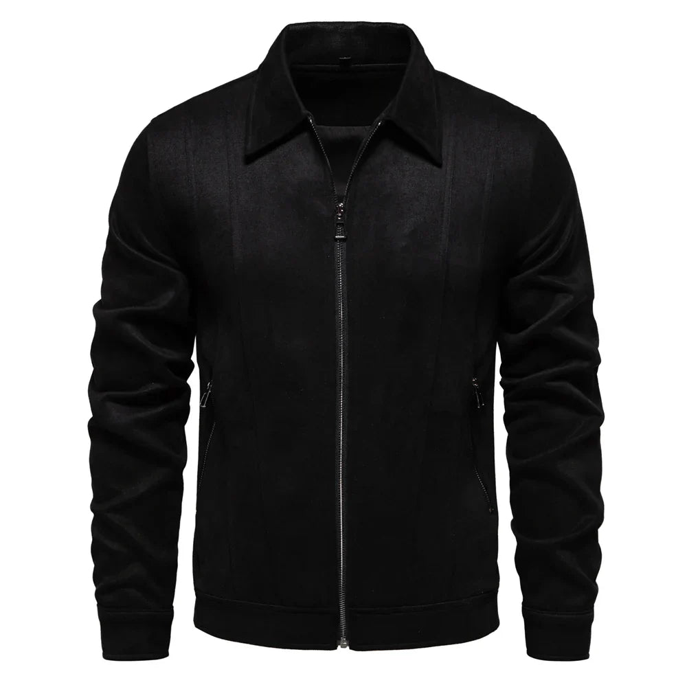 Elias Suede Zip Jacket