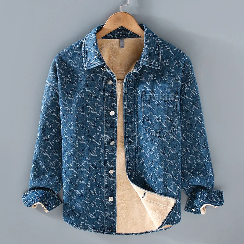 Halden Heritage Fleece Denim Jacket