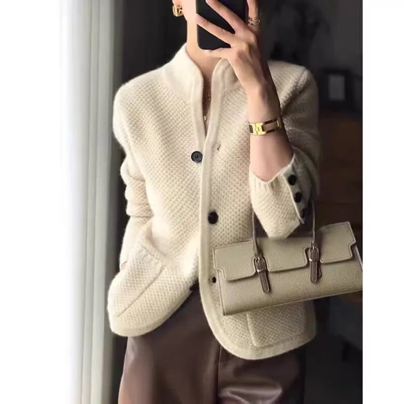 Elara Half-Neck Cardigan