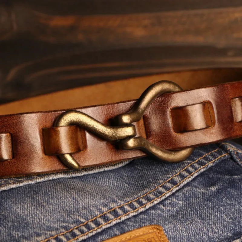 Devon Hook Leather Belt