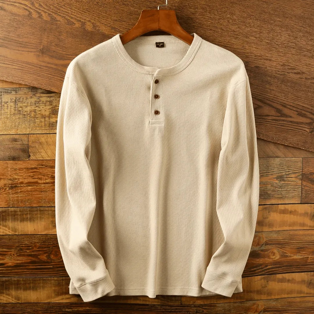 Sereno Cotton Henley Shirt