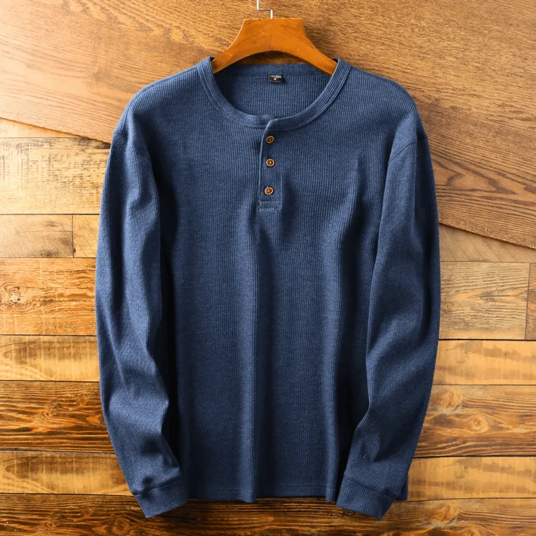 Sereno Cotton Henley Shirt