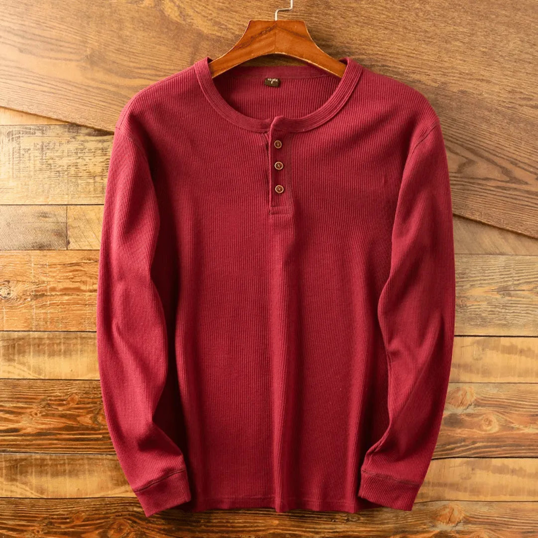 Sereno Cotton Henley Shirt