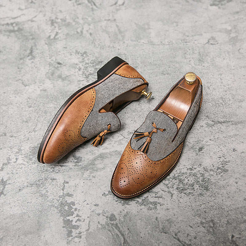 Retro Tassel Loafers