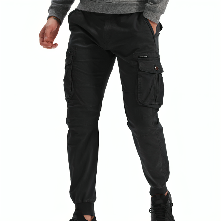 Mens Cotton Cargo Trousers - Charles Francis