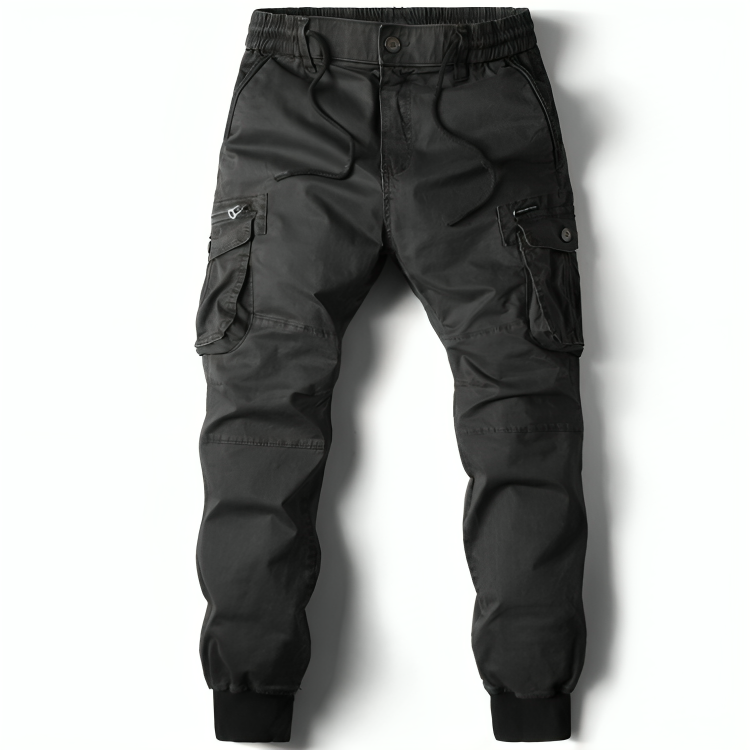 Mens Cotton Cargo Trousers - Charles Francis