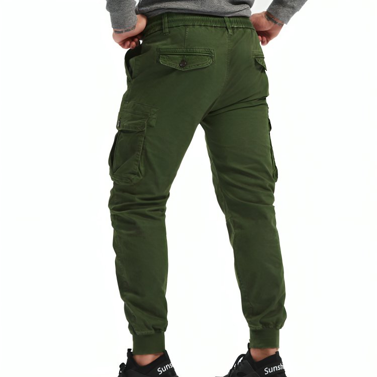 Mens Cotton Cargo Trousers - Charles Francis