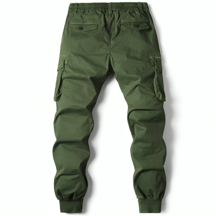 Mens Cotton Cargo Trousers - Charles Francis