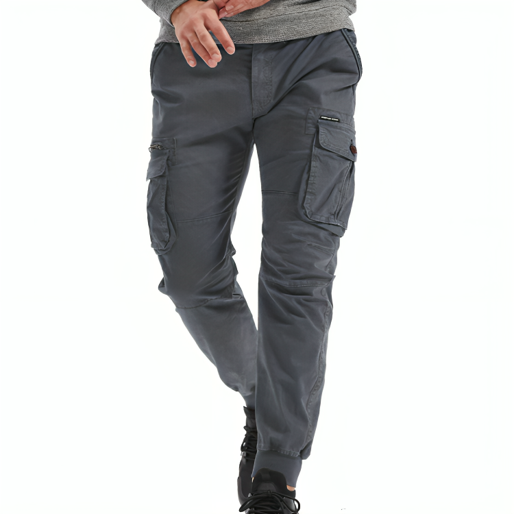 Mens Cotton Cargo Trousers - Charles Francis