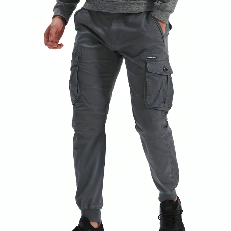 Mens Cotton Cargo Trousers - Charles Francis