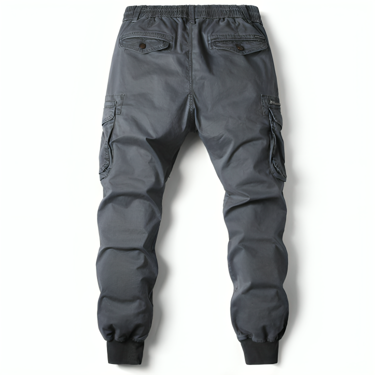 Mens Cotton Cargo Trousers - Charles Francis