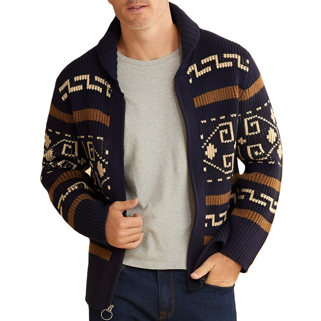 Denver Knit Zip-Up Cardigan