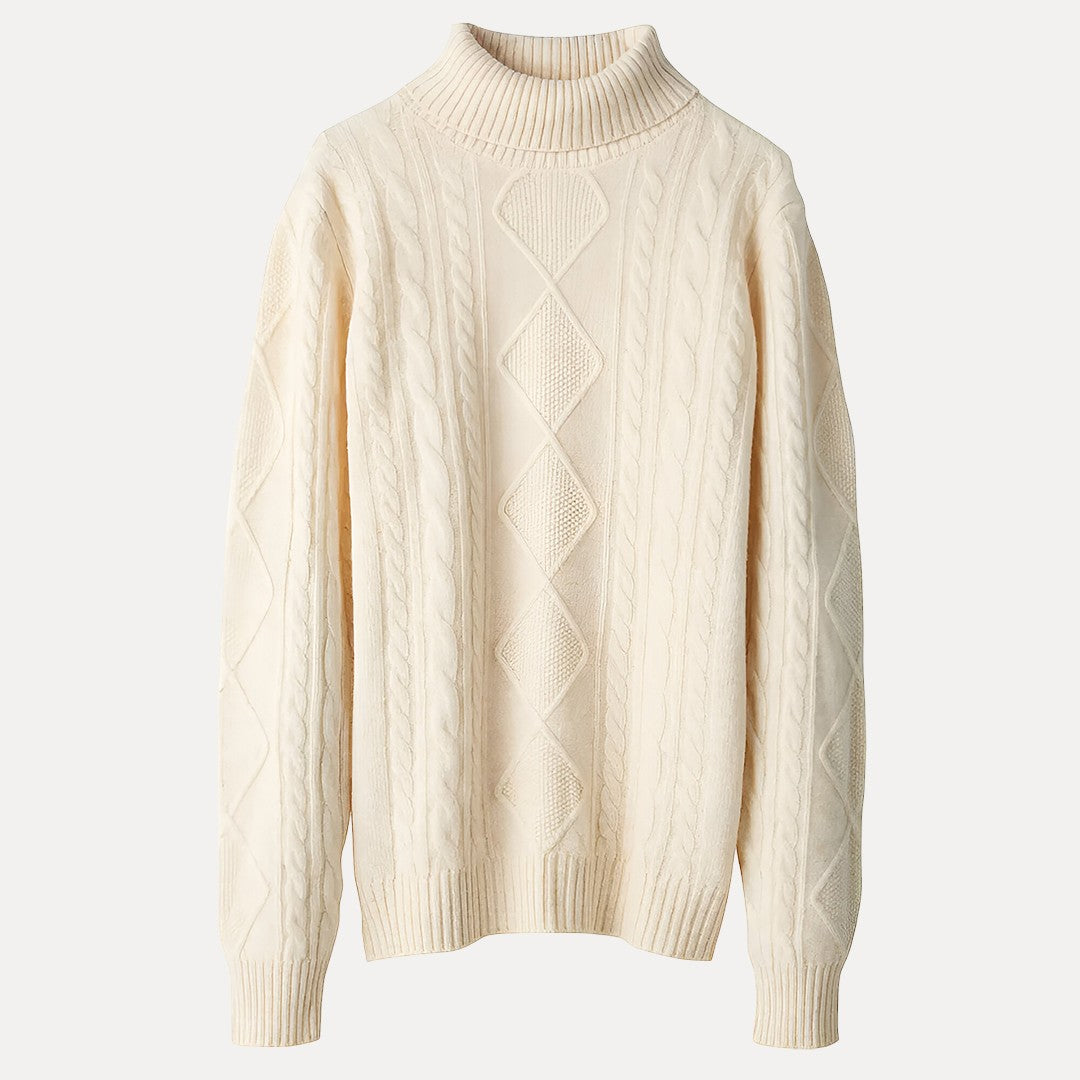Aveline Cashmere Turtleneck Sweater