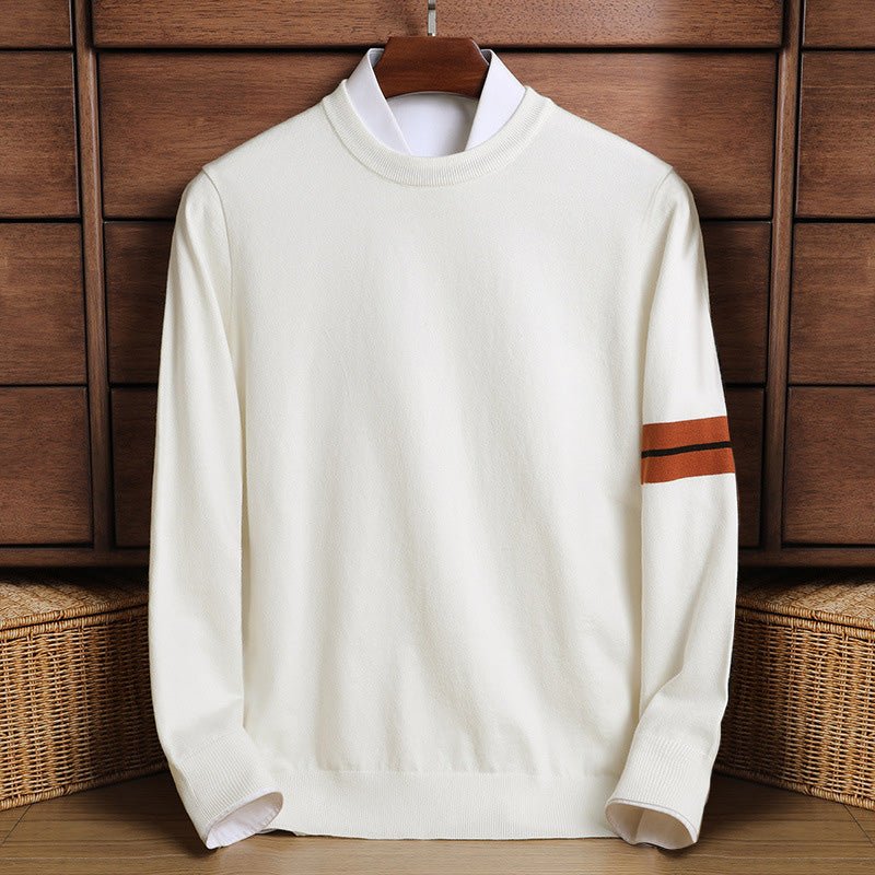 Preston Knit Sweater – Crew Neck Wool Blend