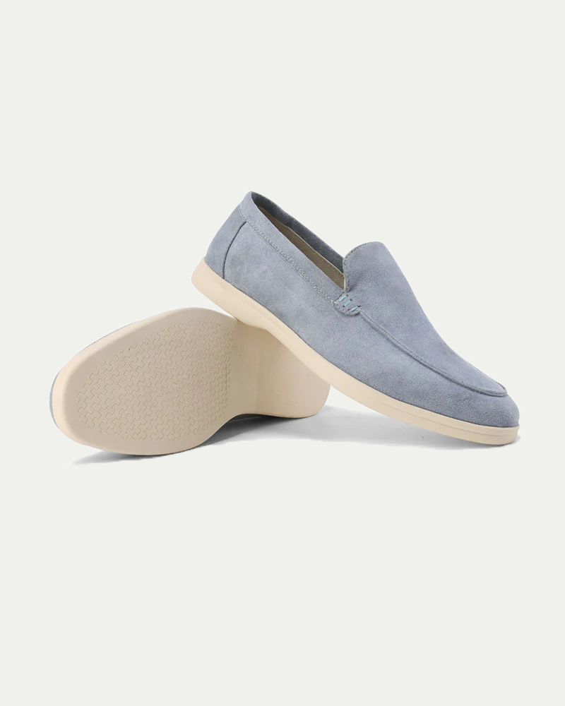 Men’s Lusari Suede Loafers – Glacier Blue