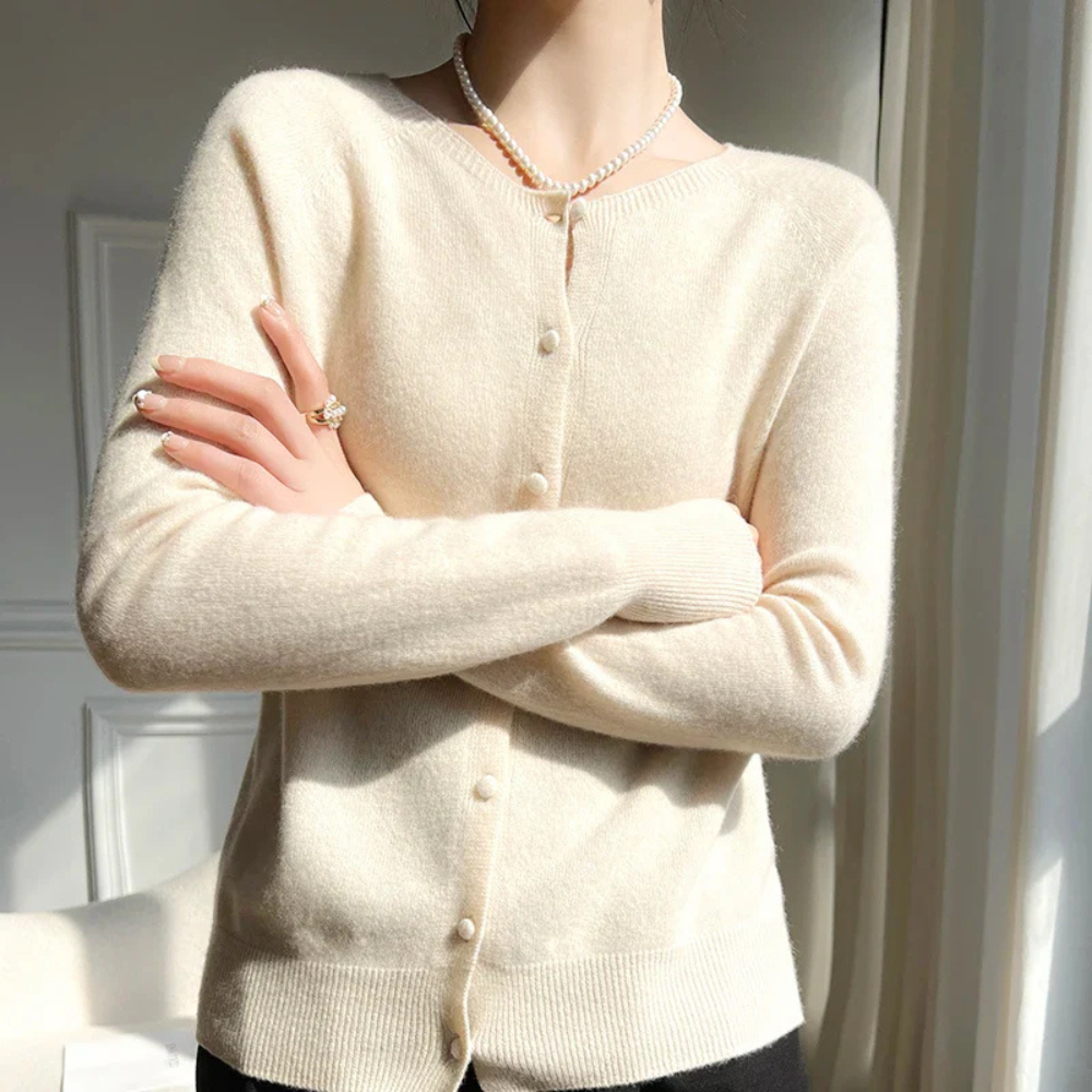 Women’s Wool Pastel Cardigan Sweater