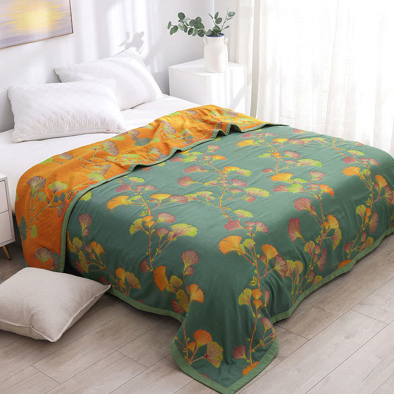 Verdona Reversible Ginkgo Leaf Quilt