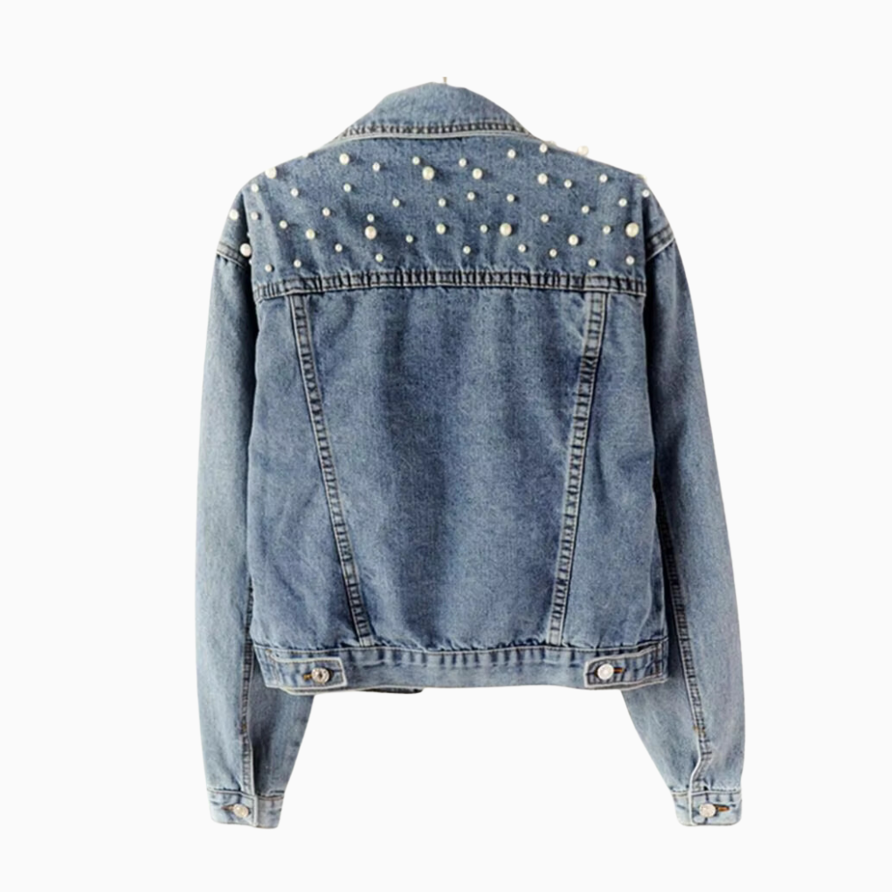 Lucia Pearl Denim Jacket