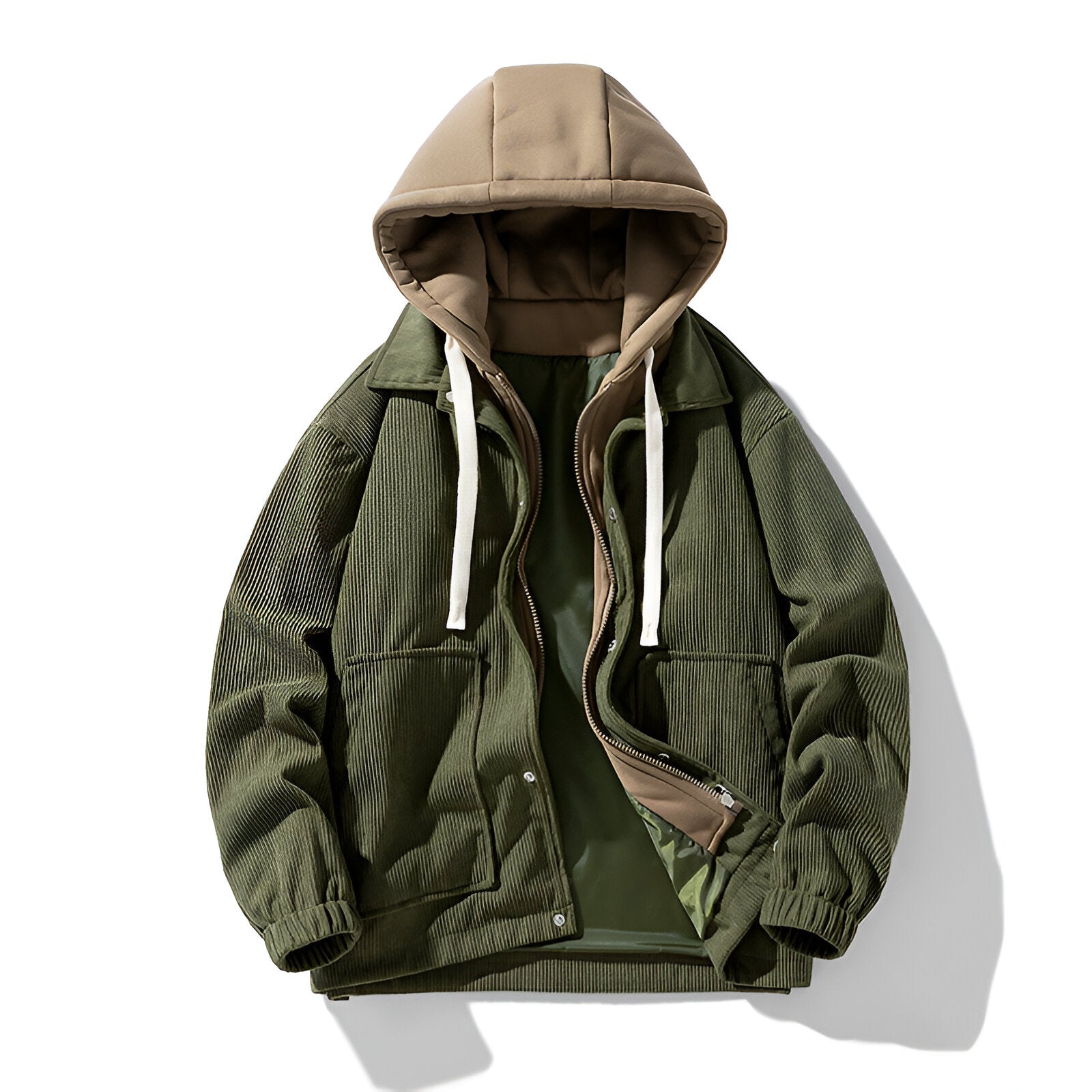 Elwood Corduroy Hooded Jacket