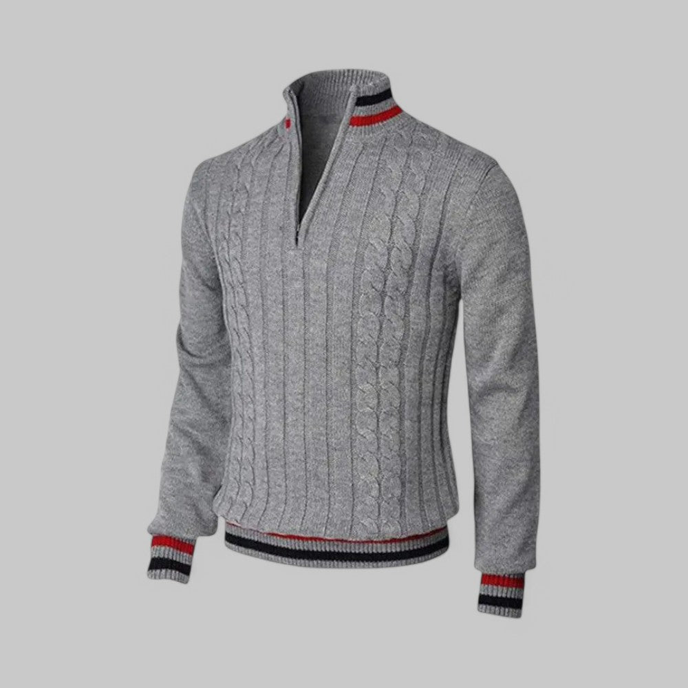 Brighton Half-Zip Knitted Jumper