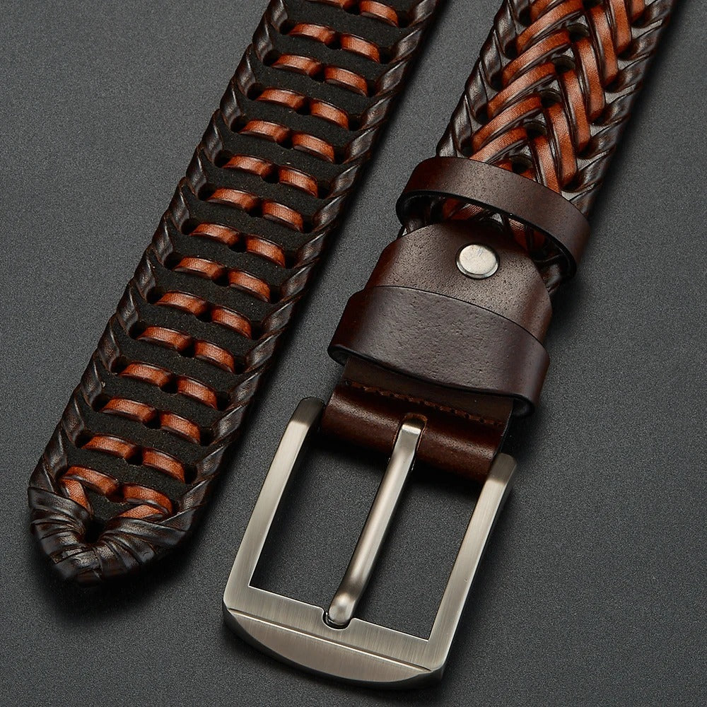 Lourdes Cowhide Leather Belt