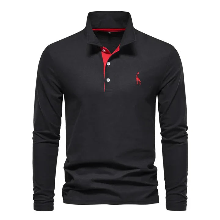 Malta Long-Sleeved Polo Shirt for Men