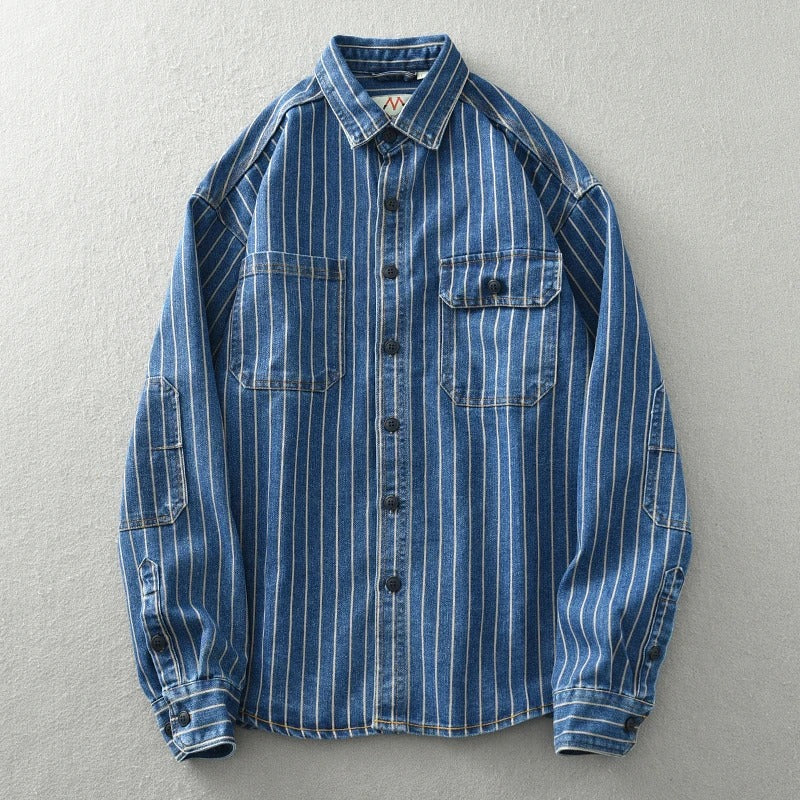 Retrovista™ - 1977 Vintage Button-Up Shirt - Edward Fraiser