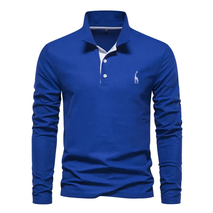 Malta Long-Sleeved Polo Shirt for Men